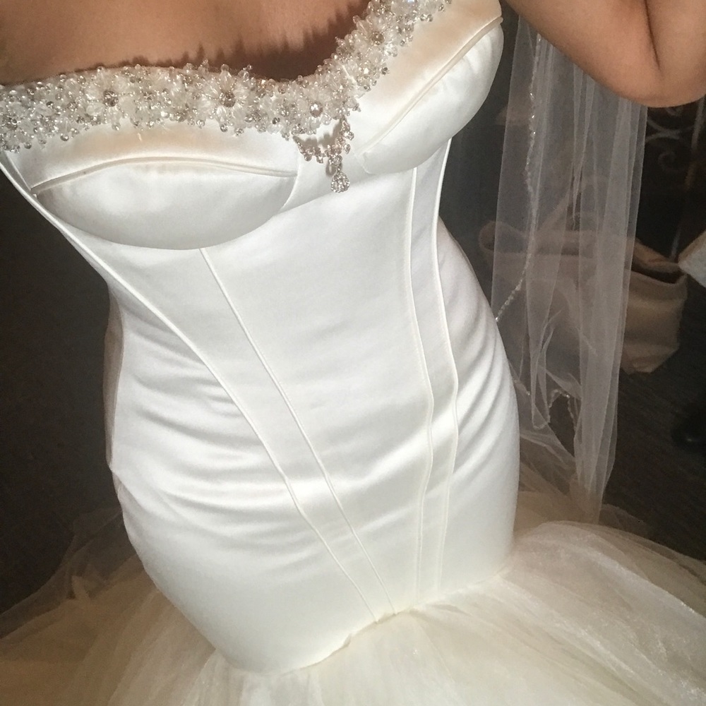 White wedding dress